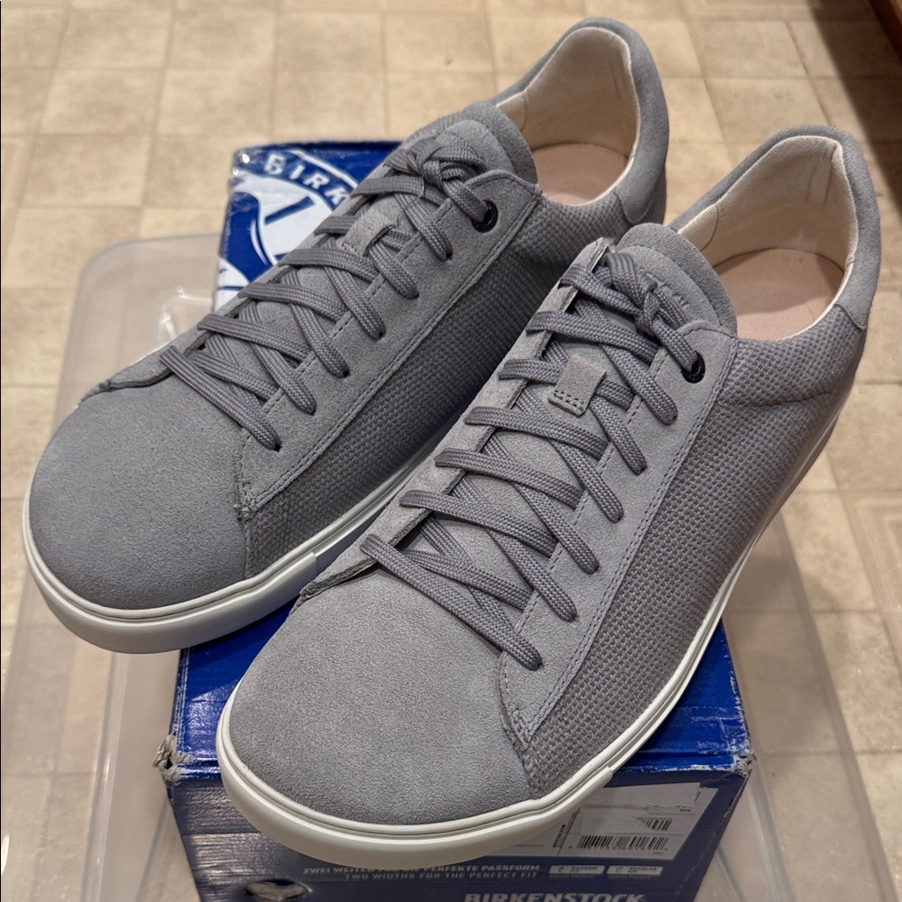 Birkenstock Bend Low Whale Gray Canvas Suede - Men’s 13 - 13.5 (46)